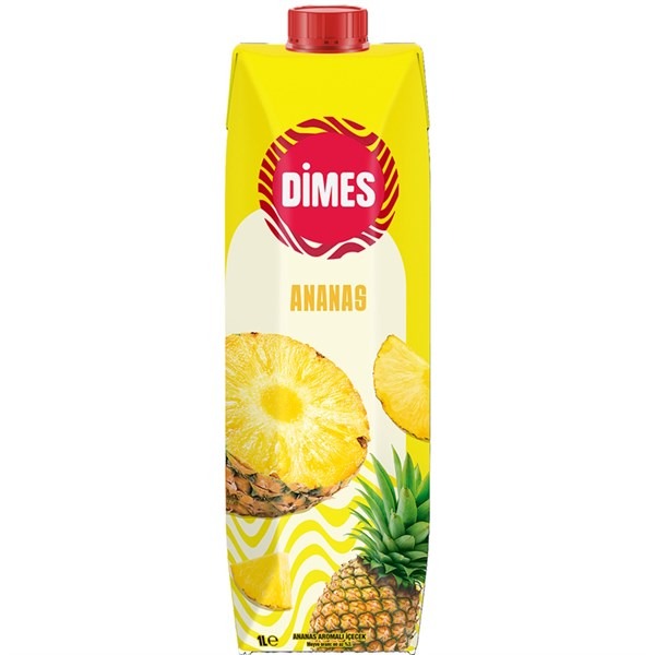 Dimes Ananas Aromalı İçecek 1 L
