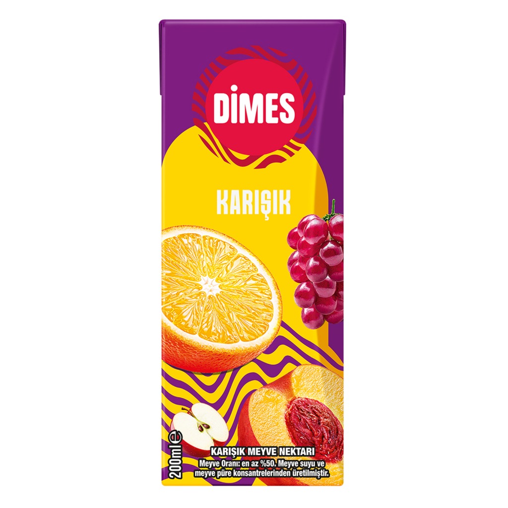 Dimes Karışık Meyve Nektarı 200ml