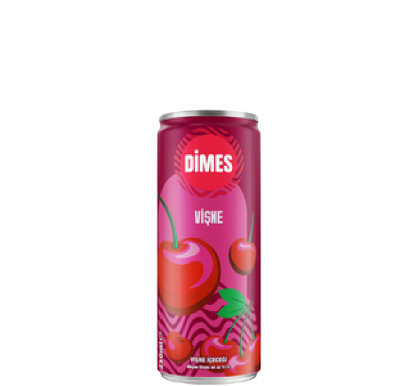 Dimes Vişne Nektarı 250ml Teneke Kutu