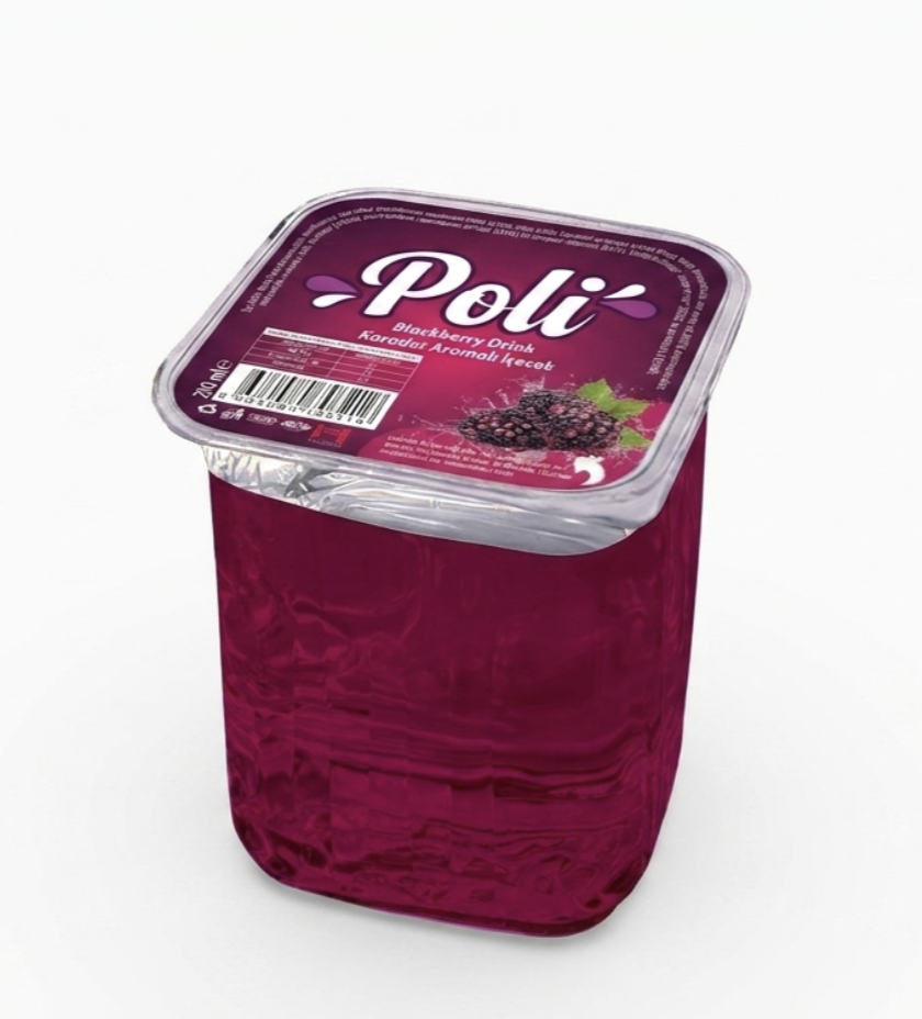 Poli Bardak Karadut 200ml